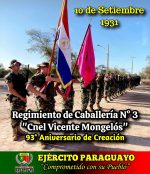 93ᵒ 𝐀𝐍𝐈𝐕𝐄𝐑𝐒𝐀𝐑𝐈𝐎 𝐃𝐄 𝐂𝐑𝐄𝐀𝐂𝐈𝐎́𝐍 𝐃𝐄𝐋 𝐑𝐄𝐆𝐈𝐌𝐈𝐄𝐍𝐓𝐎 𝐃𝐄 𝐂𝐀𝐁𝐀𝐋𝐋𝐄𝐑𝐈́𝐀 𝐍ᵒ 3 » «𝐂𝐍𝐄𝐋 𝐕𝐈𝐂𝐄𝐍𝐓𝐄 𝐌𝐎𝐍𝐆𝐄𝐋𝐎́𝐒»