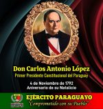 𝐀𝐍𝐈𝐕𝐄𝐑𝐒𝐀𝐑𝐈𝐎 𝐃𝐄 𝐍𝐀𝐓𝐀𝐋𝐈𝐂𝐈𝐎 𝐃𝐄 𝐃𝐎𝐍 𝐂𝐀𝐑𝐋𝐎𝐒 𝐀𝐍𝐓𝐎𝐍𝐈𝐎 𝐋𝐎́𝐏𝐄𝐙, 𝐏𝐑𝐈𝐌𝐄𝐑 𝐏𝐑𝐄𝐒𝐈𝐃𝐄𝐍𝐓𝐄 𝐂𝐎𝐍𝐒𝐓𝐈𝐓𝐔𝐂𝐈𝐎𝐍𝐀𝐋 𝐃𝐄 𝐋𝐀 𝐑𝐄𝐏𝐔́𝐁𝐋𝐈𝐂𝐀 𝐃𝐄𝐋 𝐏𝐀𝐑𝐀𝐆𝐔𝐀𝐘
