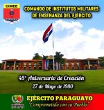 𝟒𝟓º 𝐀𝐍𝐈𝐕𝐄𝐑𝐒𝐀𝐑𝐈𝐎 𝐃𝐄 𝐂𝐑𝐄𝐀𝐂𝐈𝐎́𝐍 𝐃𝐄𝐋 𝐂𝐎𝐌𝐀𝐍𝐃𝐎 𝐃𝐄 𝐈𝐍𝐒𝐓𝐈𝐓𝐔𝐓𝐎𝐒 𝐌𝐈𝐋𝐈𝐓𝐀𝐑𝐄𝐒 𝐃𝐄 𝐄𝐍𝐒𝐄𝐍̃𝐀𝐍𝐙𝐀 𝐃𝐄𝐋 𝐄𝐉𝐄́𝐑𝐂𝐈𝐓𝐎