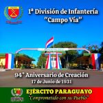 𝐀𝐍𝐈𝐕𝐄𝐑𝐒𝐀𝐑𝐈𝐎 𝐃𝐄 𝐂𝐑𝐄𝐀𝐂𝐈𝐎́𝐍 𝐃𝐄 𝐋𝐀 𝟏° 𝐃𝐈𝐕𝐈𝐒𝐈𝐎́𝐍 𝐃𝐄 𝐈𝐍𝐅𝐀𝐍𝐓𝐄𝐑𝐈́𝐀 “𝐂𝐀𝐌𝐏𝐎 𝐕𝐈́𝐀“