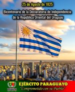 𝐁𝐈𝐂𝐄𝐍𝐓𝐄𝐍𝐀𝐑𝐈𝐎 𝐃𝐄 𝐋𝐀 𝐃𝐄𝐂𝐋𝐀𝐑𝐀𝐓𝐎𝐑𝐈𝐀 𝐃𝐄 𝐈𝐍𝐃𝐄𝐏𝐄𝐍𝐃𝐄𝐍𝐂𝐈𝐀 𝐃𝐄 𝐋𝐀 𝐑𝐄𝐏Ú𝐁𝐋𝐈𝐂𝐀 𝐎𝐑𝐈𝐄𝐍𝐓𝐀𝐋 𝐃𝐄𝐋 𝐔𝐑𝐔𝐆𝐔𝐀𝐘