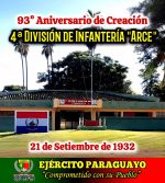 𝐀𝐍𝐈𝐕𝐄𝐑𝐒𝐀𝐑𝐈𝐎 𝐃𝐄 𝐂𝐑𝐄𝐀𝐂𝐈𝐎́𝐍 𝐃𝐄 𝐋𝐀 𝟒ª 𝐃𝐈𝐕𝐈𝐒𝐈𝐎́𝐍 𝐃𝐄 𝐈𝐍𝐅𝐀𝐍𝐓𝐄𝐑𝐈́𝐀 “𝐀𝐑𝐂𝐄”