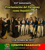 𝐀𝐍𝐈𝐕𝐄𝐑𝐒𝐀𝐑𝐈𝐎 𝐃𝐄 𝐋𝐀 𝐏𝐑𝐎𝐂𝐋𝐀𝐌𝐀𝐂𝐈𝐎́𝐍 𝐃𝐄𝐋 𝐏𝐀𝐑𝐀𝐆𝐔𝐀𝐘 𝐂𝐎𝐌𝐎 𝐑𝐄𝐏𝐔́𝐁𝐋𝐈𝐂𝐀