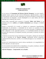 𝐌𝐄𝐍𝐒𝐀𝐉𝐄 𝐃𝐄𝐋 𝐒𝐄𝐍̃𝐎𝐑 𝐂𝐎𝐌𝐀𝐍𝐃𝐀𝐍𝐓𝐄 𝐃𝐄𝐋 𝐄𝐉𝐄́𝐑𝐂𝐈𝐓𝐎 𝐂𝐎𝐍 𝐌𝐎𝐓𝐈𝐕𝐎 𝐃𝐄 𝐋𝐎𝐒 𝐓𝐑𝐀𝐁𝐀𝐉𝐎𝐒 𝐃𝐄 𝐁𝐔́𝐒𝐐𝐔𝐄𝐃𝐀 𝐃𝐄𝐋 𝐏𝐄𝐐𝐔𝐄𝐍̃𝐎 𝐓𝐎𝐁𝐈́𝐀𝐒