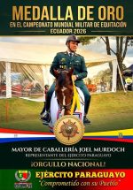 𝐌𝐄𝐃𝐀𝐋𝐋𝐀 𝐃𝐄 𝐎𝐑𝐎 𝐄𝐍 𝐄𝐋 𝐂𝐀𝐌𝐏𝐄𝐎𝐍𝐀𝐓𝐎 𝐌𝐔𝐍𝐃𝐈𝐀𝐋 𝐌𝐈𝐋𝐈𝐓𝐀𝐑 𝐃𝐄 𝐄𝐐𝐔𝐈𝐓𝐀𝐂𝐈𝐎́𝐍
